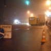 В Киеве на ВДНХ маршрутка протаранила грузовик из-за тумана