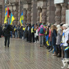 В Киеве начали создавать «живую цепь» до ЕС (ФОТО)