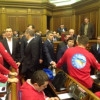 Рыбак после выступления Азарова в Раде распустил депутатов на две недели