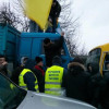 В Межигорье не могут проехать местные жители. ГАИ не пускает (ВИДЕО)