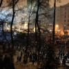 На Грушевского снова поджигают шины