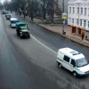По Грушевского движутся машины с военными