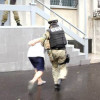 Как СБУ-шники задерживали подельника «Беса» в кафе (ВИДЕО)