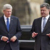 Порошенко ведет переговоры по зоне свободной торговли с Канадой