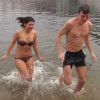 На Оболони и в Гидропарке в крещенских купаниях приняли участие 1,5 тыс. человек