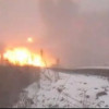 Террористы взорвали мост под Луганском (ВИДЕО)
