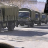 В Луганске прошла колонна военных грузовиков на Станицу Луганскую