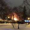 В Харькове горит кафе. Очевидцы говорят о взрыве (ВИДЕО)