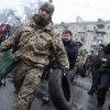 Батальон «Айдар» штурмует здание Минобороны Украины (ФОТОрепортаж)