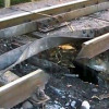 На Луганщине диверсанты подорвали железную дорогу