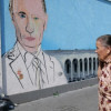 Над портретом Путина поиздевались в Крыму