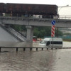 В Москве затопило дорогу