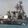 Ракетный крейсер «Москва» Черноморского флота возглавил группировку кораблей ВМФ России в Средиземном море