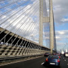 В выходные будет закрыто движение автотранспорта по двум полосам Южного моста – ГАИ Киева