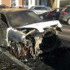 В Киеве неизвестные сожгли машину евроактивисту
