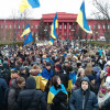 К забастовке присоединились студенты Университета им.Шевченко