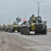 Гигантская колонна БТРов выехала на Крым (ФОТО + ВИДЕО)