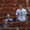 В Совете Европы вспыхнул скандал из-за футболки украинского делегата с надписью «PUTIN = HITLER» (ВИДЕО)