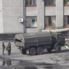 В Славянск на грузовиках привезли «зеленых человечков» из Крыма (ВИДЕО)