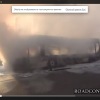 В Киеве на Троещине взорвался пассажирский автобус (ВИДЕО)