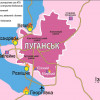 Силы АТО отрезали Луганск от запада области (КАРТА)