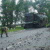 В России по пути к украинской границе перевернулся танк (ФОТО)