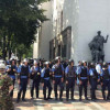 Под Верховной Радой активисты подрались с милицией из-за закона про люстрацию(ФОТО)