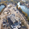 В сети появилось видео строительства помпезной дачи Льовочкиных в Конча-Заспе (ВИДЕО)