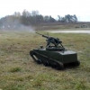 Волонтеры передали украинским воинам роботизированный танк-разведчик (ФОТО)