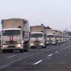​Часть гуманитарного конвоя России пересекла границу и направляется в Донецк