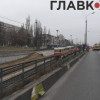 В Киеве остановился скоростной трамвай (ФОТО)