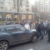 Улицу Крещатик в Киеве перекрыли митингующие