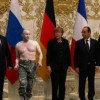 В Интернете появились издевки над Путиным и Лавровым на переговорах в Минске (ВИДЕО)