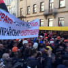 Протестующие шахтеры перекрыли часть Крещатика