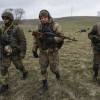 Бойцы АТО уничтожили казарму террористов в Широкино