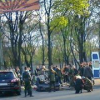 Пьяный террорист устроил аварию в центре Донецка (ФОТО)