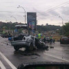На мосту Патона в Киеве произошло масштабное ДТП (ФОТО)