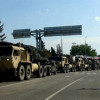 На границе Венгрии с Украиной — колонна военной техники (ФОТО)