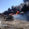 Спасатели начали пенную атаку для ликвидации пожара на нефтебазе под Киевом, — ГосЧС (ФОТО)
