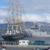 Российский парусник «Крузенштерн» проломил борт исландскому кораблю (ВИДЕО)
