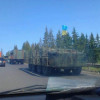 Больше десятка единиц бронетехники движутся в направлении Мукачево (ВИДЕО)
