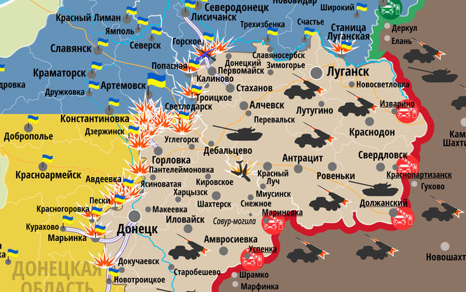 Карта украины попасная на карте